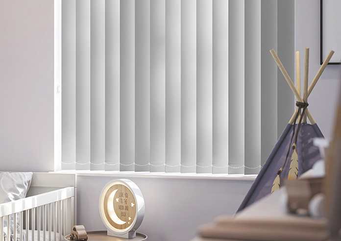 Toulouse (Blackout), Textured Dark Grey - Vertical Blind - Image 5